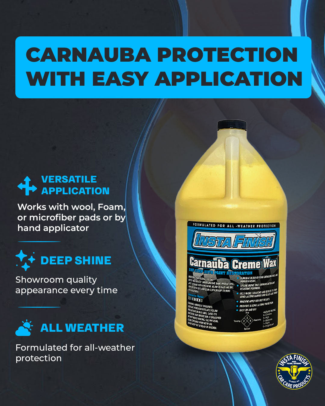 Carnauba Creme Wax 4kg - Insta Finish