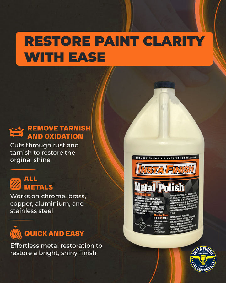 Metal Polish 4.75kg - Insta Finish - Perfect for Stainless and Aluminium