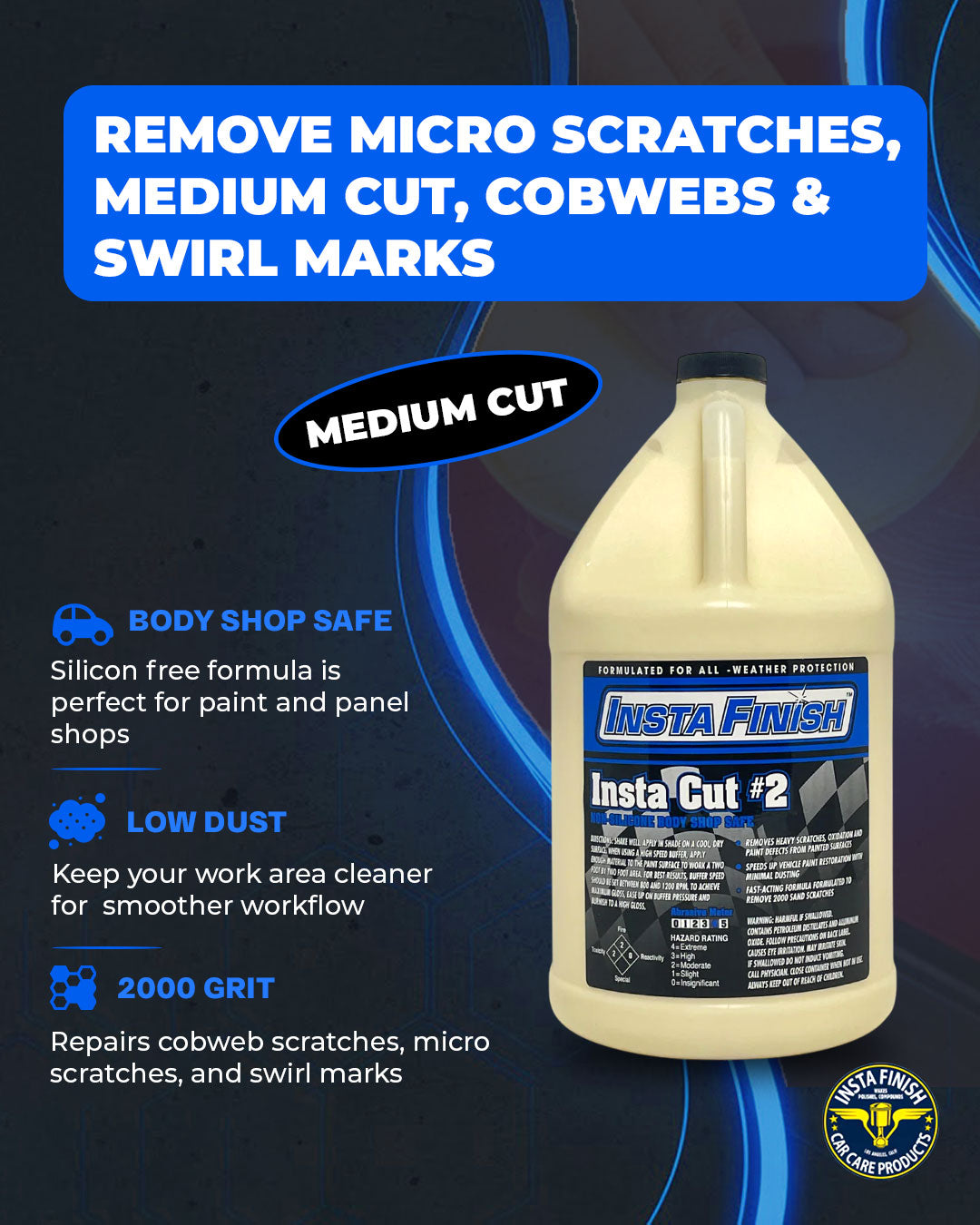 Insta Cut #2 - Medium Cut - 3.8 Litre