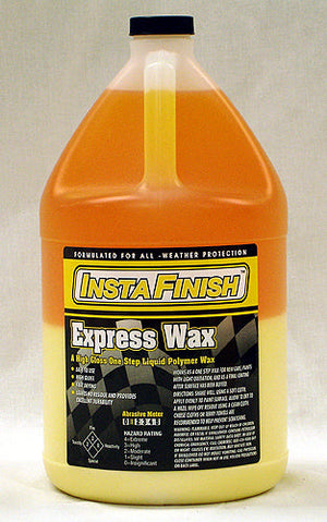 Insta Finish Express Wax bottle with label.