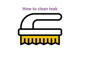 How to clean teak