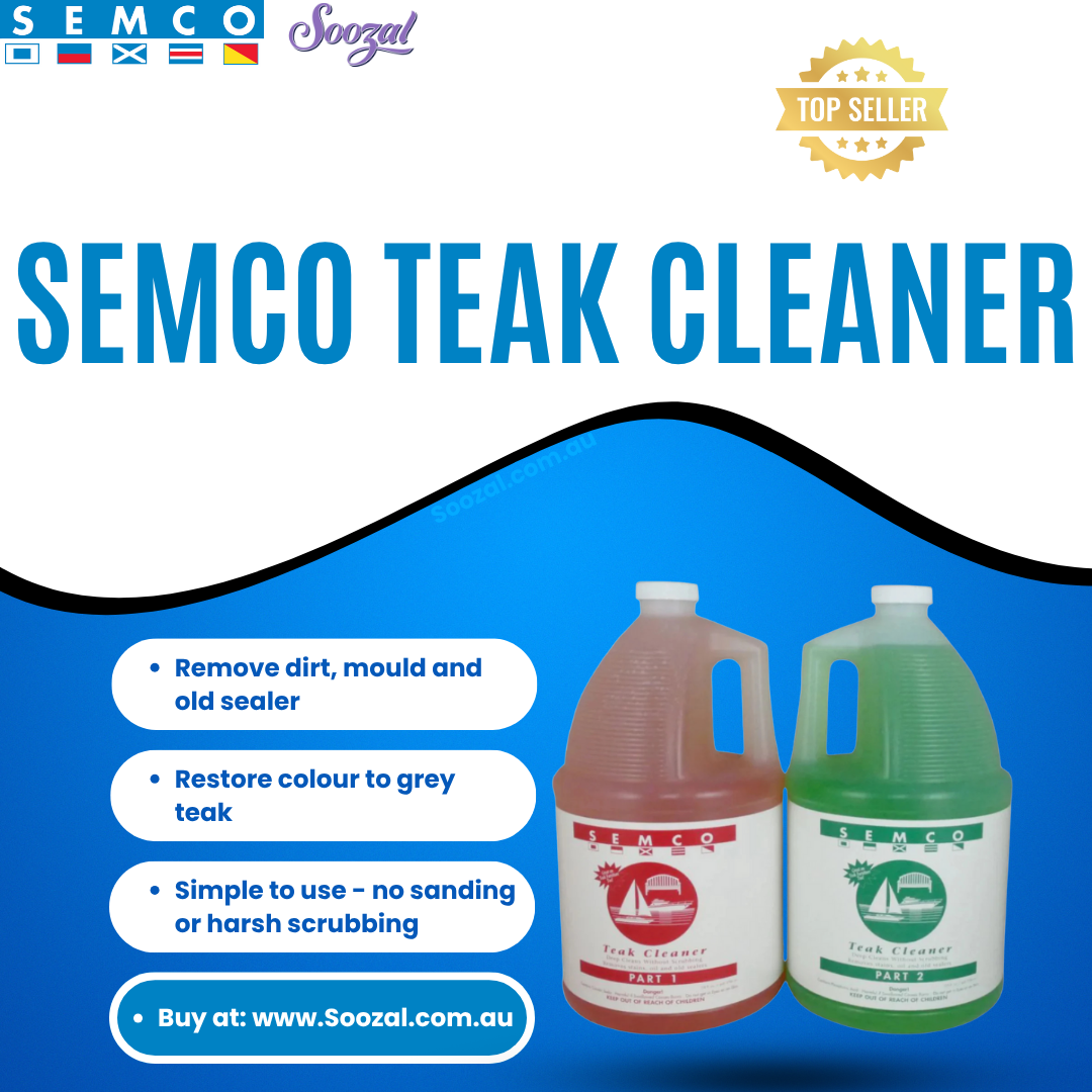 Semco Teak Cleaning & Rejuvenating Kit