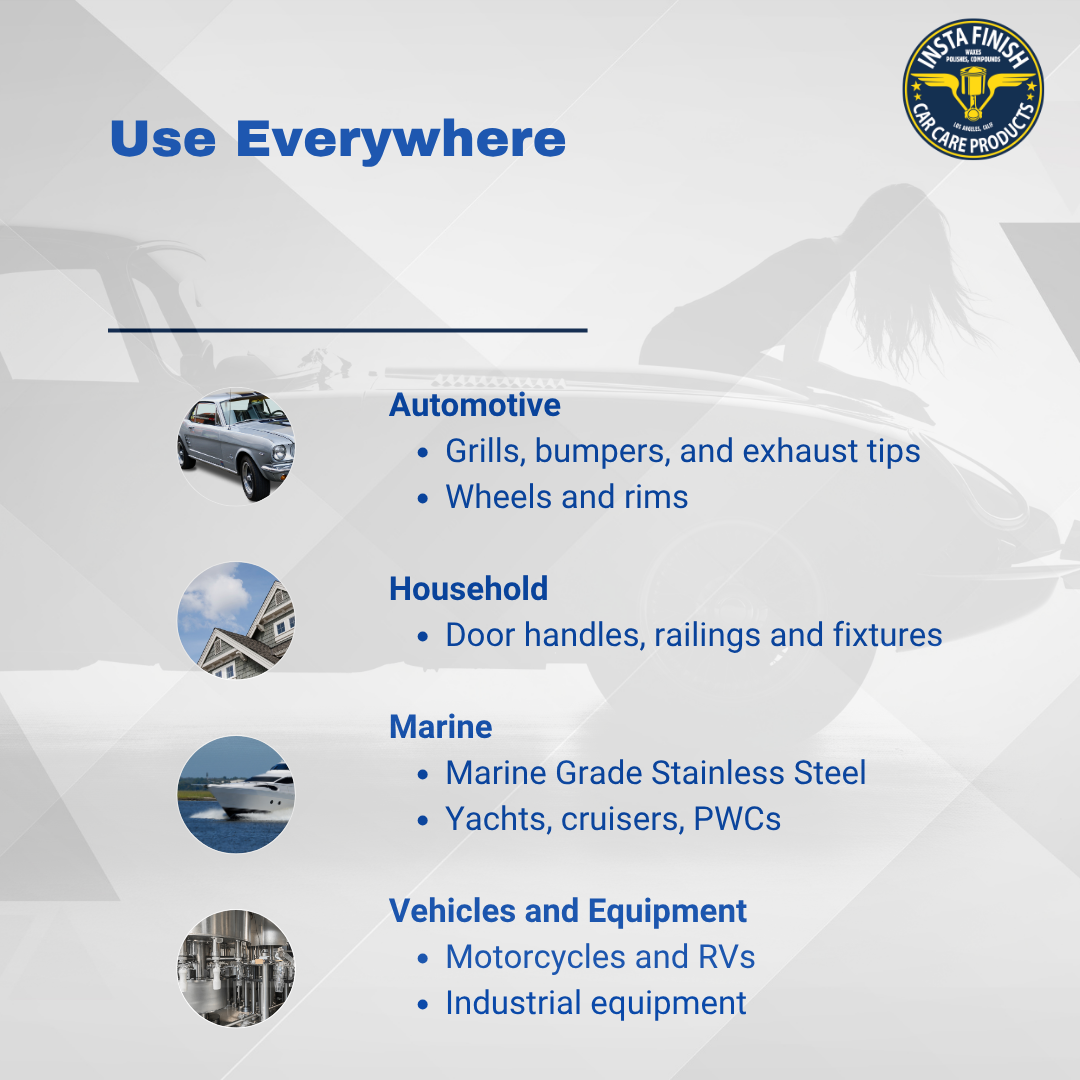 Metal Polish 4.75kg - Insta Finish - Perfect for Stainless and Aluminium